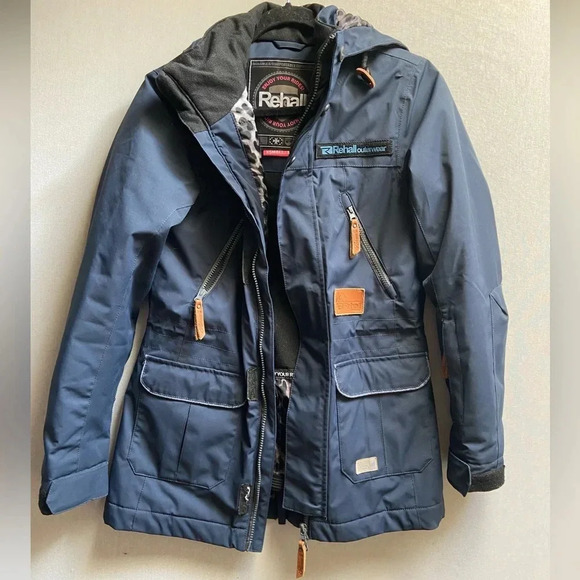 Rehall Scarlet winter snowboard  hooded jacket Sz XS - Picture 4 of 12